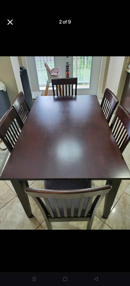 Move out sale- Dining table + 6 chairs - photo 3
