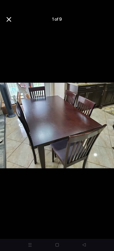Move out sale- Dining table + 6 chairs - photo 5