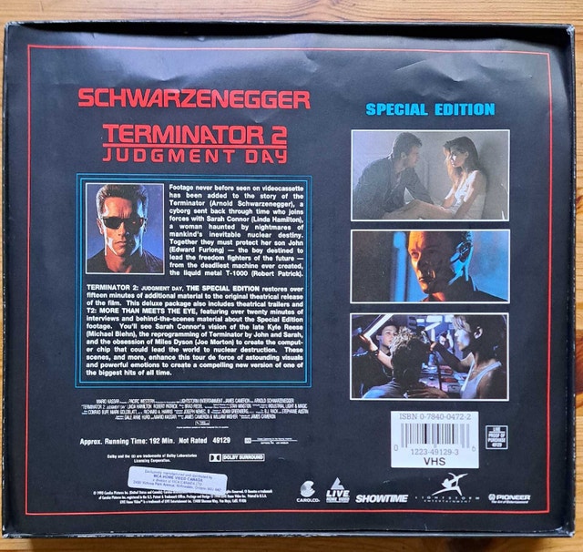 Terminator 2 VHS - photo 2