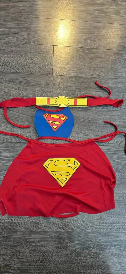 XS Dog Size Superman Costume