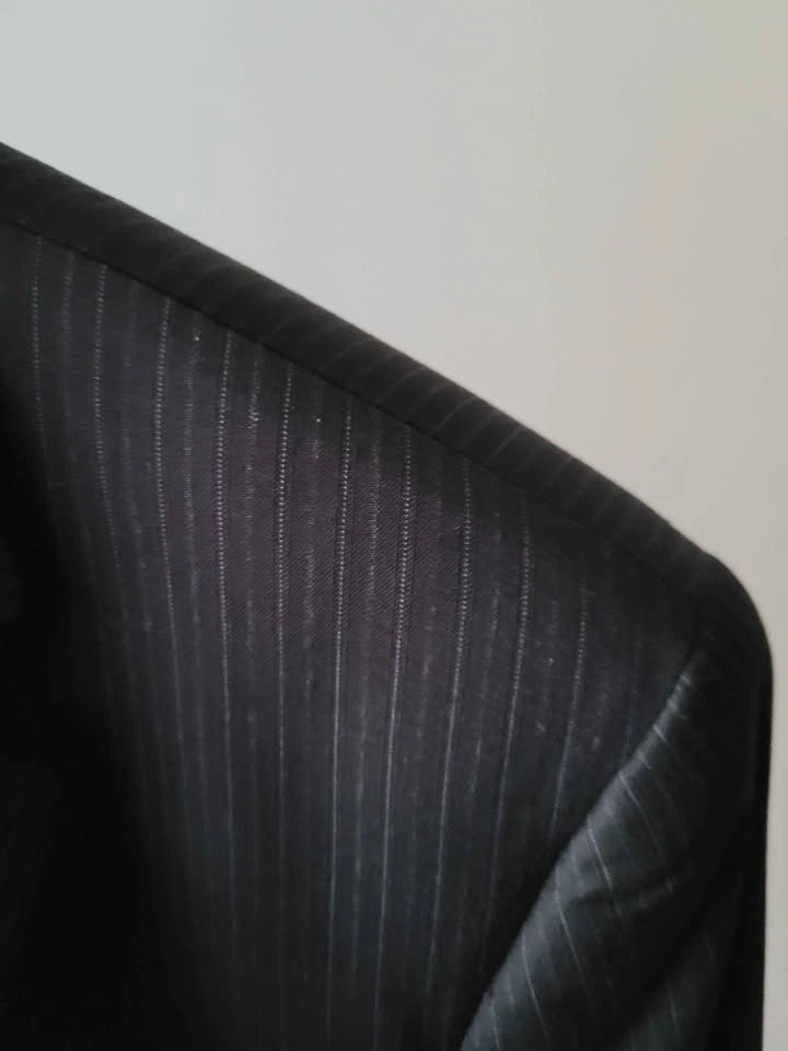 Men's Grey Wool Blend Suit - Size 46 - photo 3