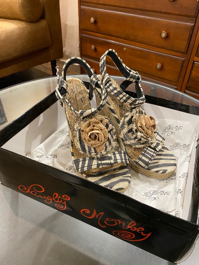 Parisian Wedge Sandals - Size 8