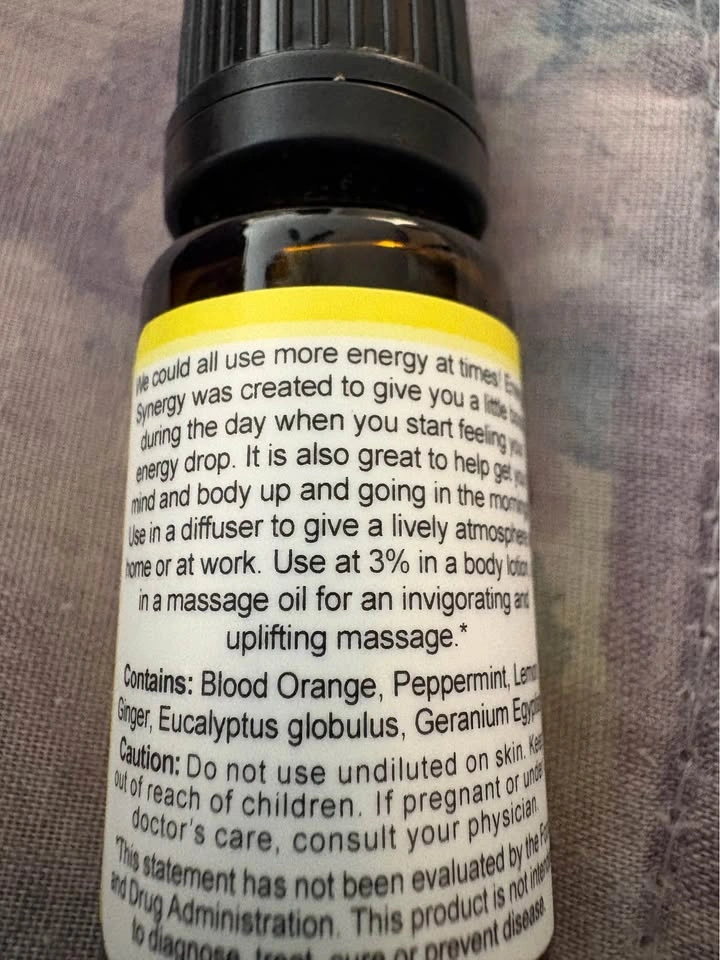 Plant Therapy Energy Synergy Blend Essential Oil 10 mL - photo 2