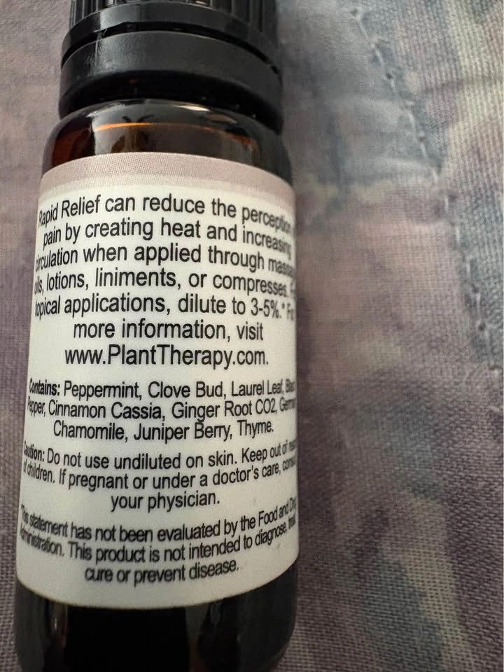 Plant Therapy Rapid Relief Essential Oil 10 mL - photo 2
