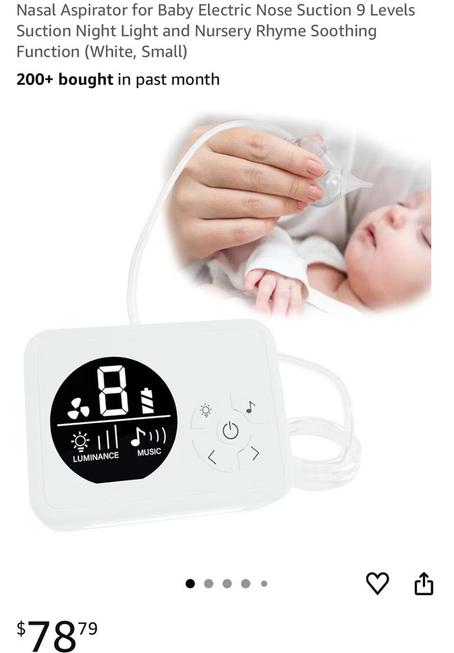 Electric Baby Nasal Aspirator - photo 2