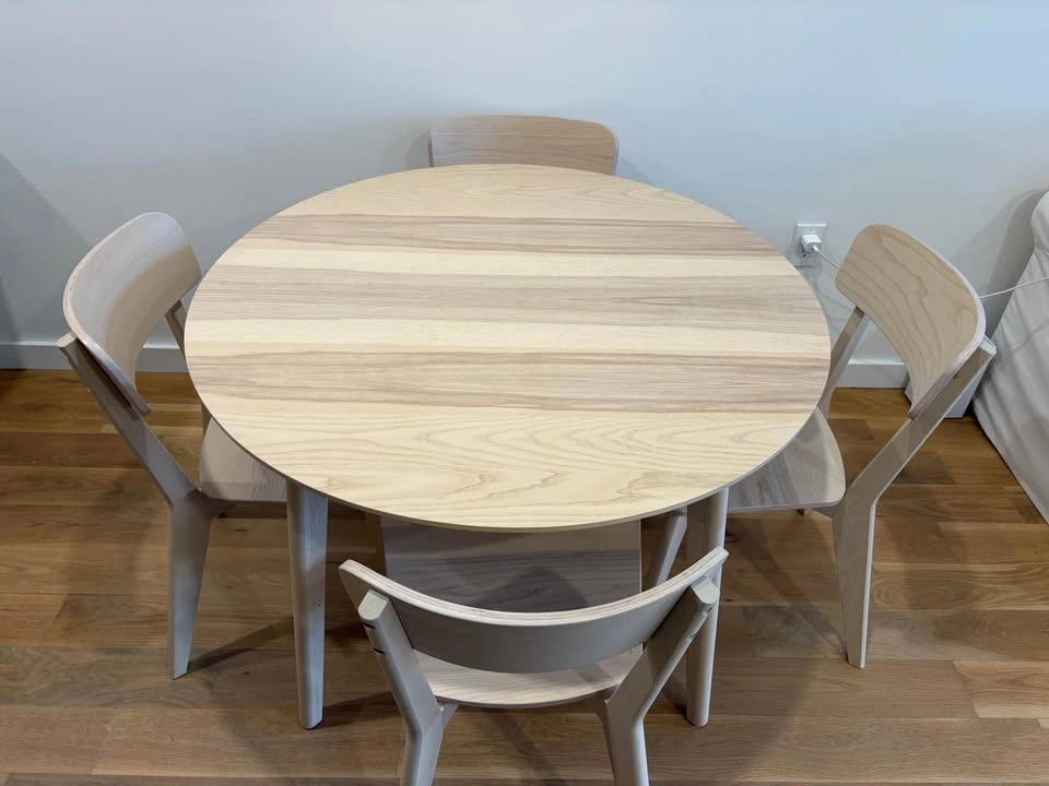 Ikea Lisabo Dining Round & Chairs - photo 3