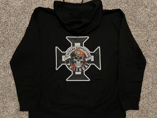 Portugal Supporters Soccer Hoodie - Extra Large