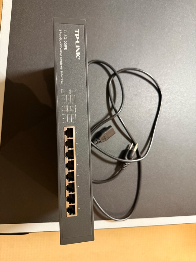 TP-LINK 8-Port Gigabit Desktop Switch with PoE+