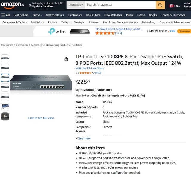 TP-LINK 8-Port Gigabit Desktop Switch with PoE+ - photo 3