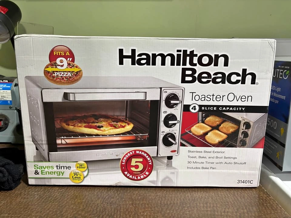 Hamilton Beach Toaster Oven Sealed