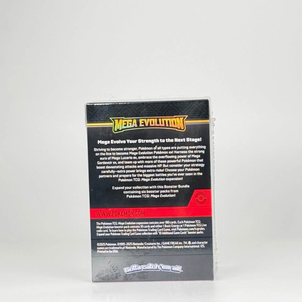 Pokemon Mega Evolution Booster Bundle 6 Packs - photo 4