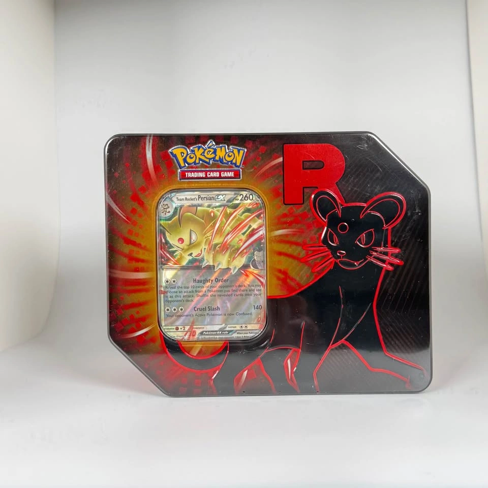 Pokemon Team Rocket's ex Tins Nidoking Persian Sealed - $60 per - photo 3