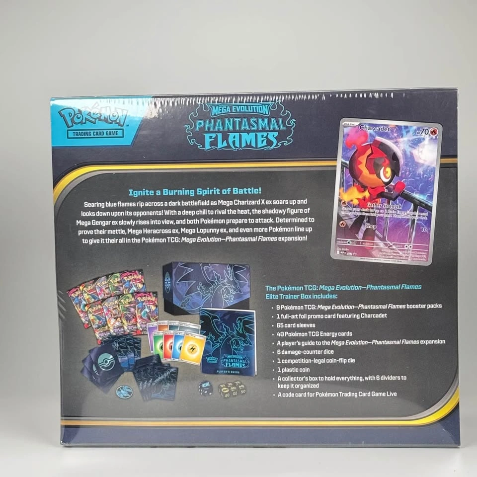 Pokémon TCG Mega Evolution Phantasmal Flames Elite Trainer Box S - photo 3