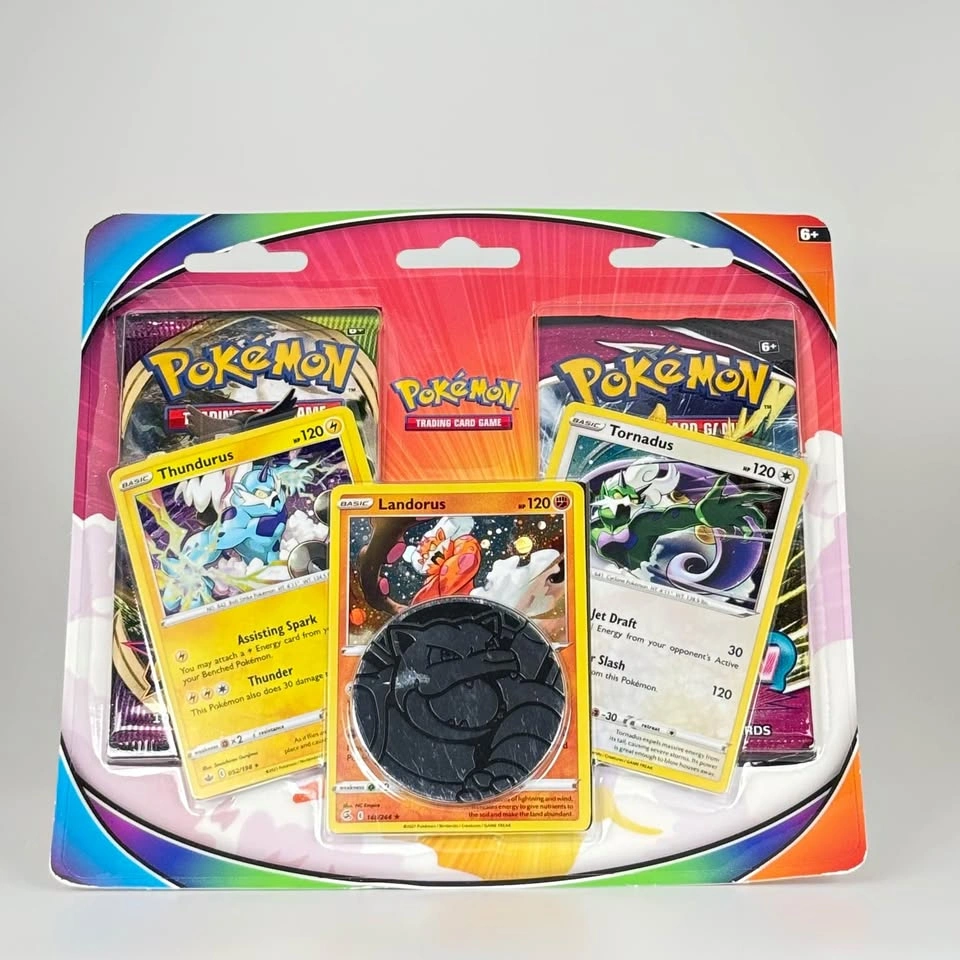 Pokémon Tornadus Thundurus Landorus 2 Booster Pack Blister