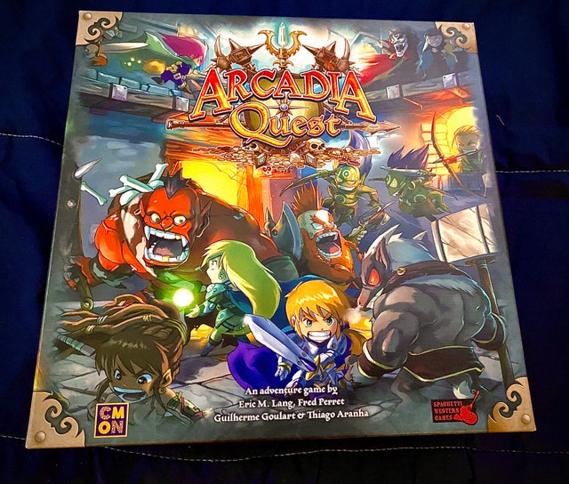 Arcadia Quest Boardgame. Almost New!