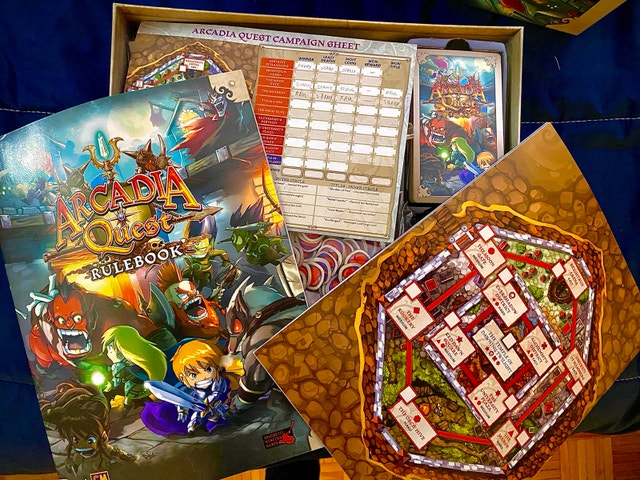 Arcadia Quest Boardgame. Almost New! - photo 2