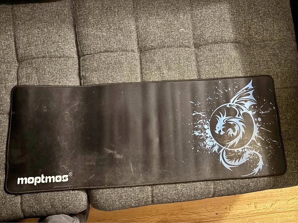 Moptmos Large Gaming Mouse Pad with Dragon Design