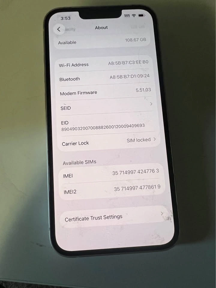iPhone 13 128GB White - SIM Locked to Fido - photo 4