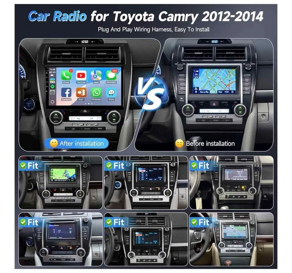 Naifay Android12 Radio for Toyota Camry 2012-2014 - photo 4