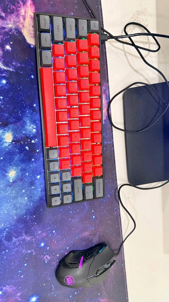 RGB 60% Mechanical Gaming Keyboard + Redragon RGB Mouse