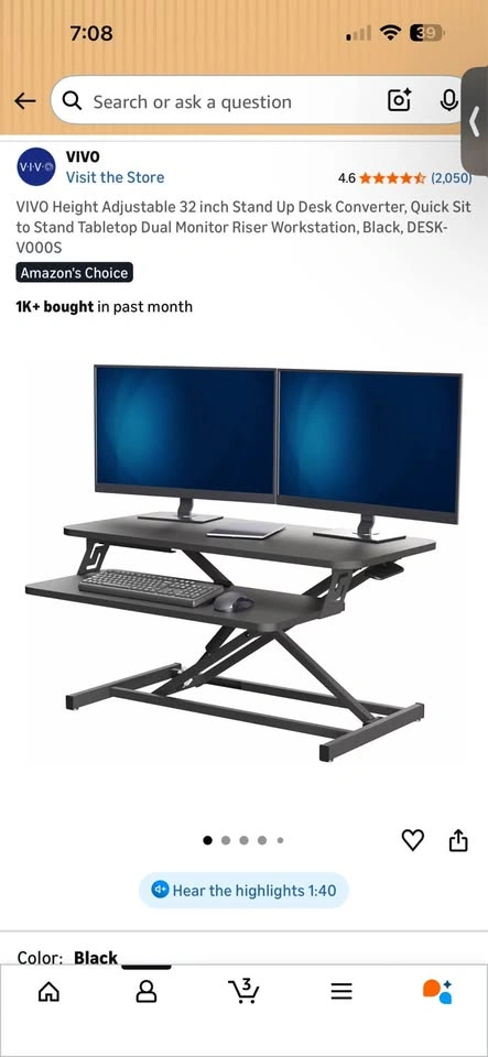 Vivo Standup Desk Converter - photo 2