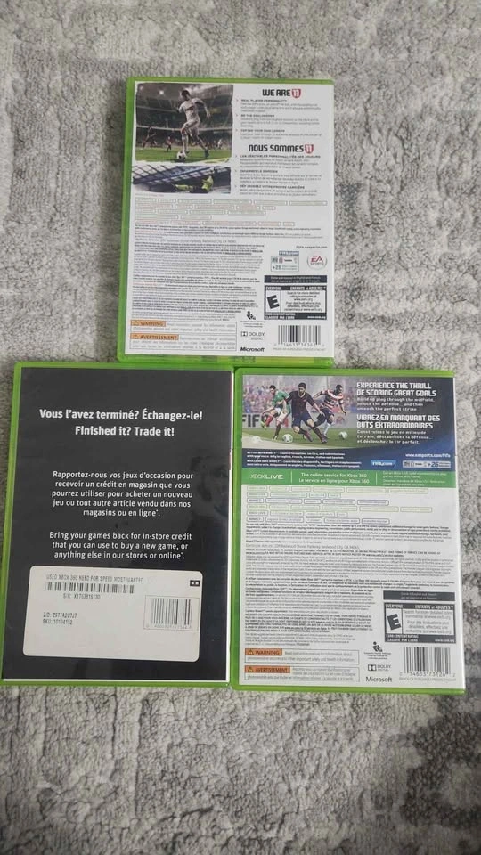 Xbox 360 Games - FIFA 11, FIFA 14, NFS Most Wanted - photo 2