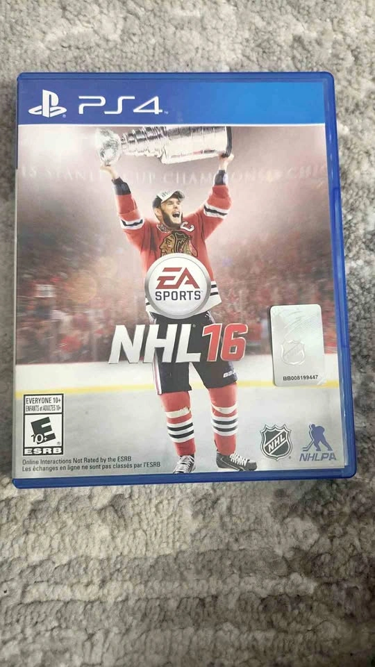 PS4 NHL 16 EA Sports Hockey Game