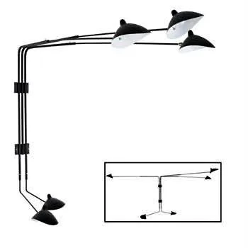 G-FURN 5-ARM ROTATING WALL LAMP 177 thumbnail