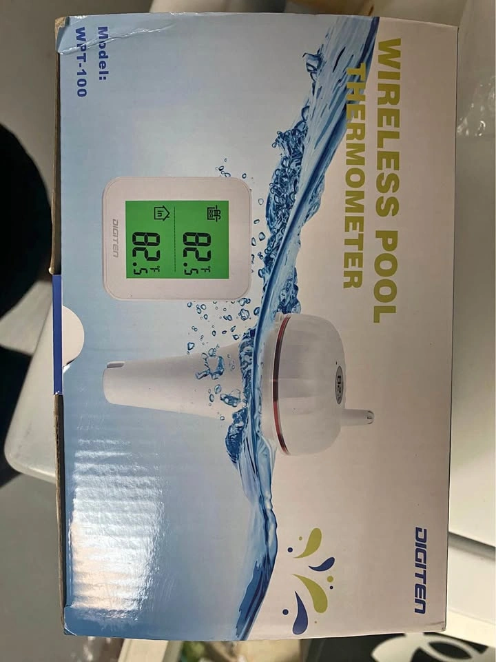 Wireless pool thermometer