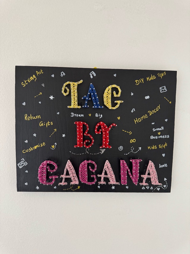 Handcrafted String Art || Customize your Name