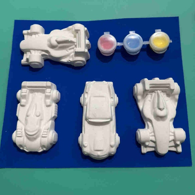 Paintable Cars Set