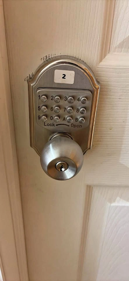 FULL METAL mecánico Keypad Door Lock Set