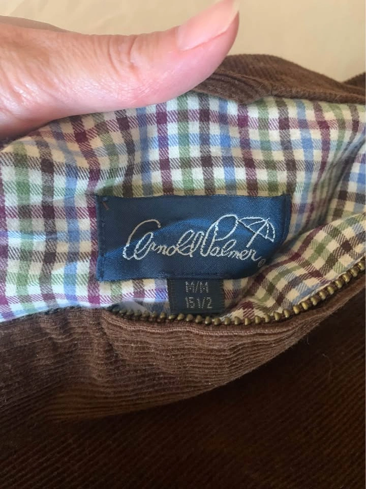 Arnold Palmer Corduroy Brown Jacket - Size Medium - photo 2