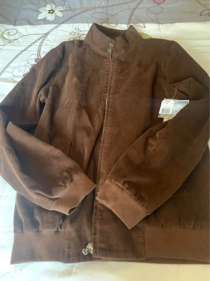 Arnold Palmer Corduroy Brown Jacket - Size Medium - photo 3