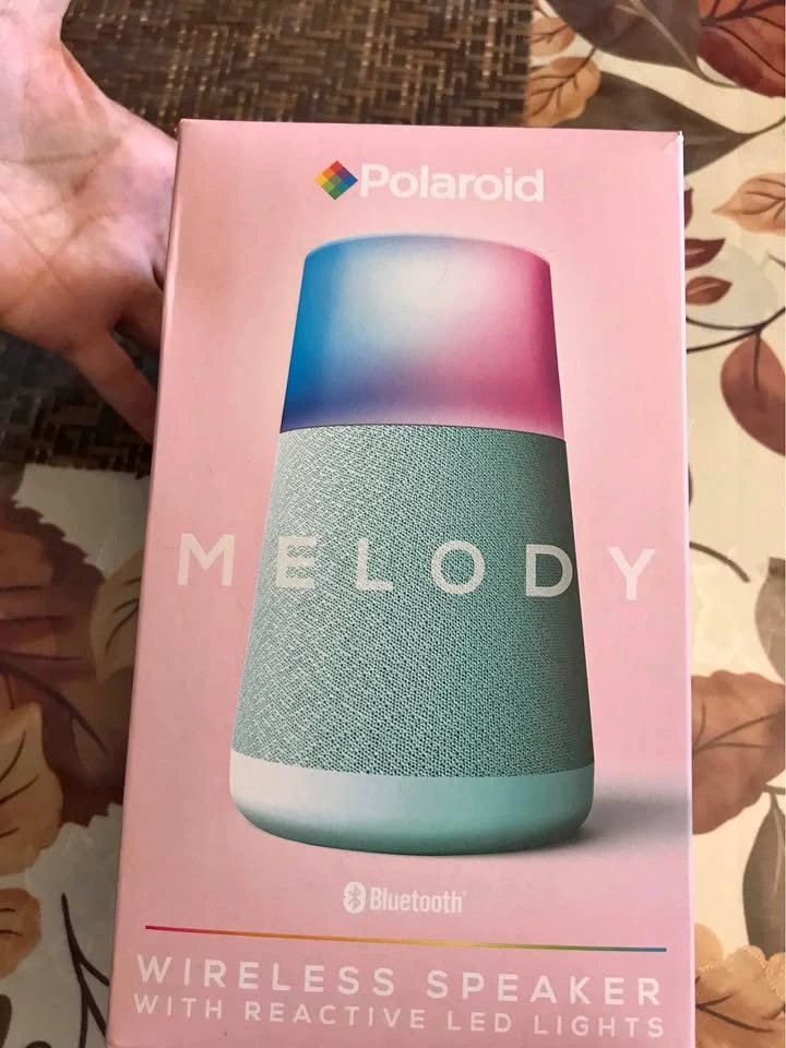 NEW in box Polaroid wireless speaker with reactive LED light