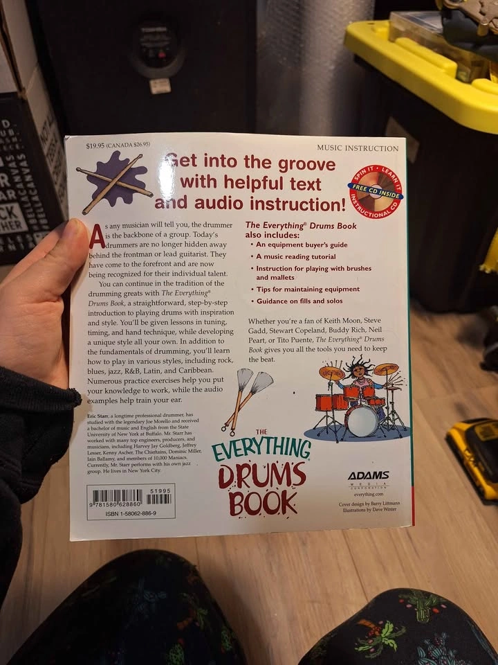 The Everything Drums Book w/ CD Eric Starr Learn to Play Drums - photo 2
