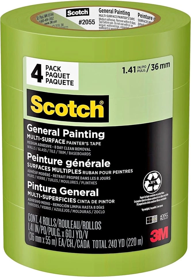 Scotch Painters Tape - 4 Rolls - Brand New