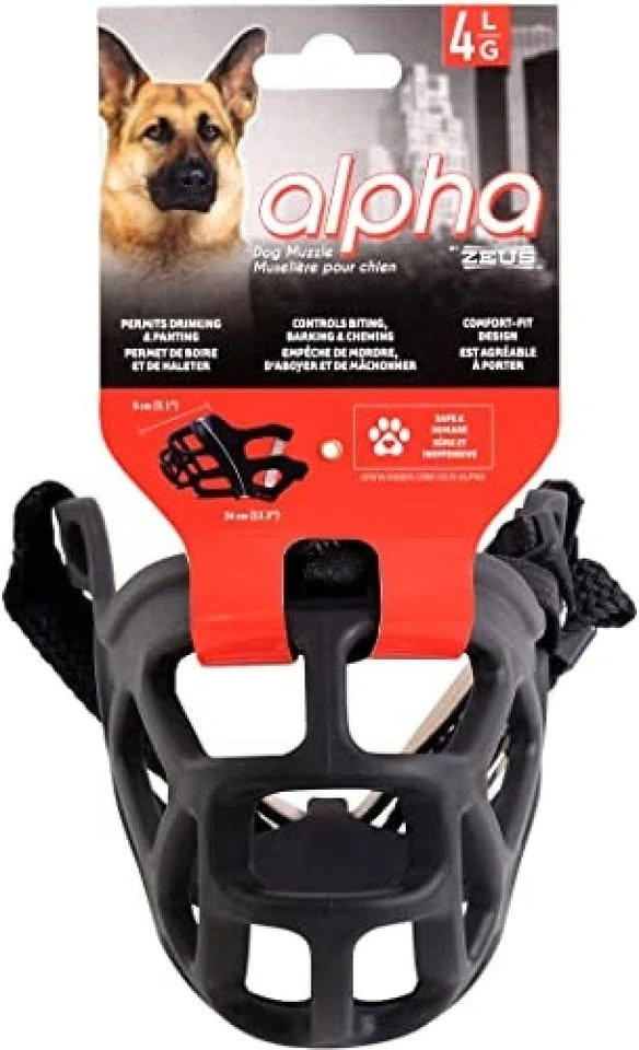 Dog Muzzle - BRAND NEW - Zeus Alpha Large Muzzle