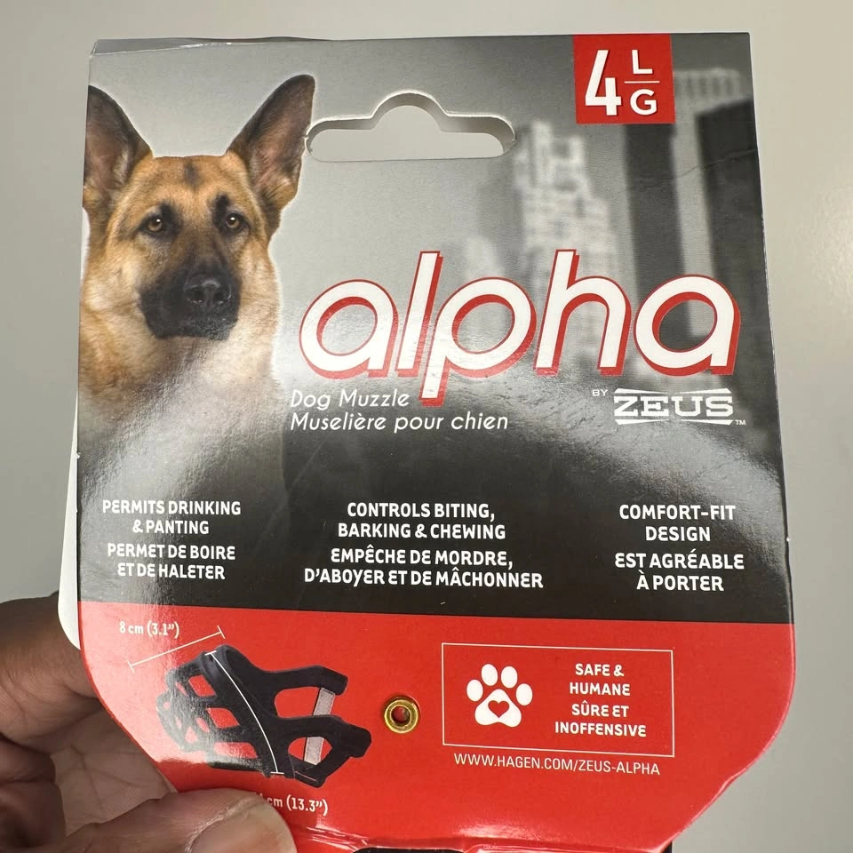 Dog Muzzle - BRAND NEW - Zeus Alpha Large Muzzle - photo 2
