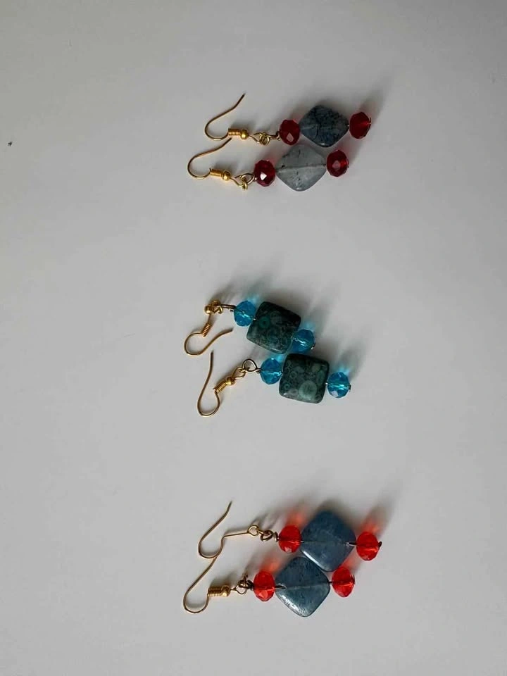 $3 for any 3 gemstone earrings - photo 2