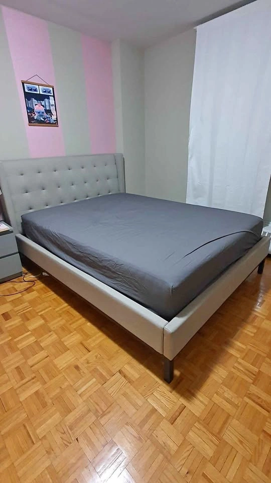 Like-new Structube bedframe - Queen