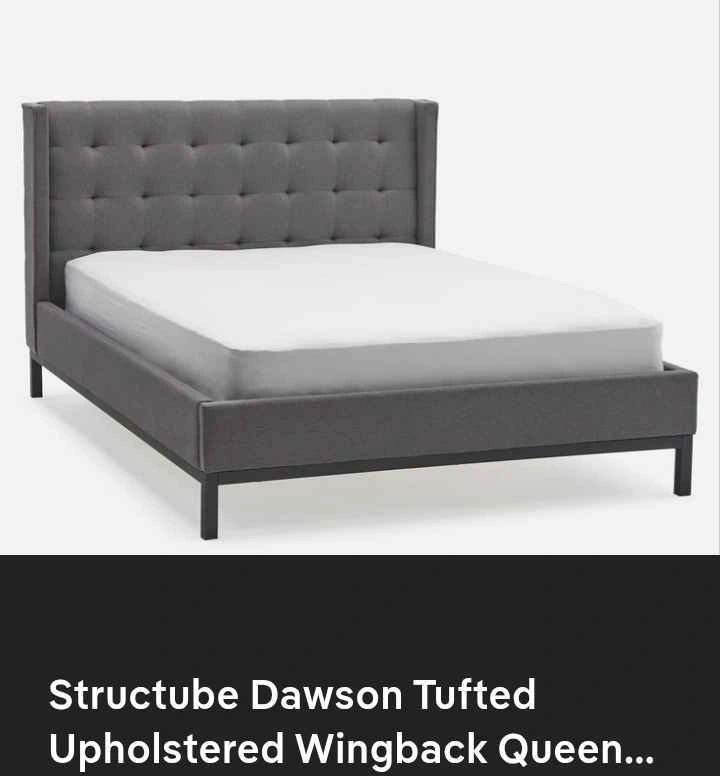 Like-new Structube bedframe - Queen - photo 4