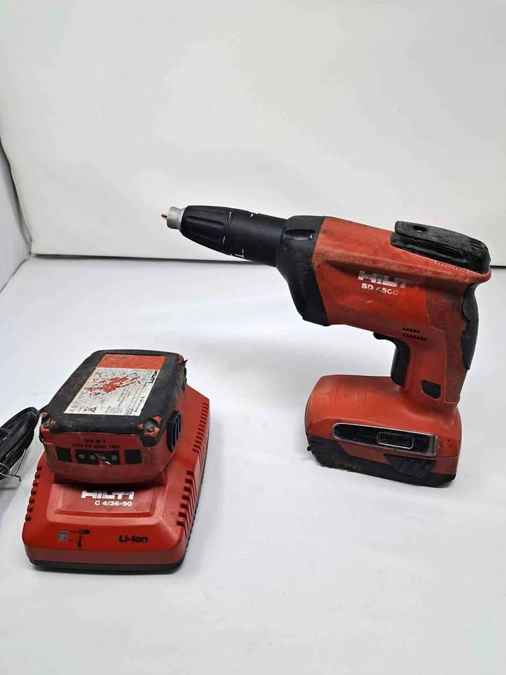 Hilti Drywall Driver SD4500 with 2 Batteries, Charger & Bag