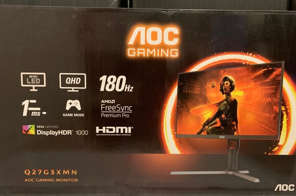 (Moving Sale) AOC Q27G3XMN 27" Mini-LED Monitor | HDR1000 - photo 5