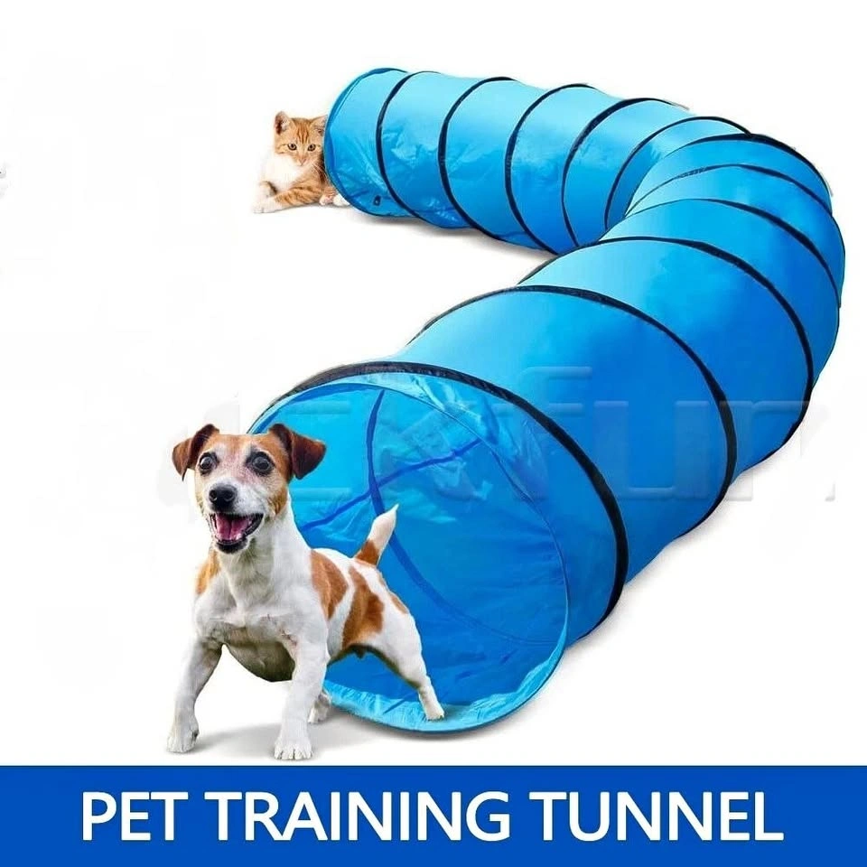 NEW 2-in-1 Pet Training Tunnel & Tent