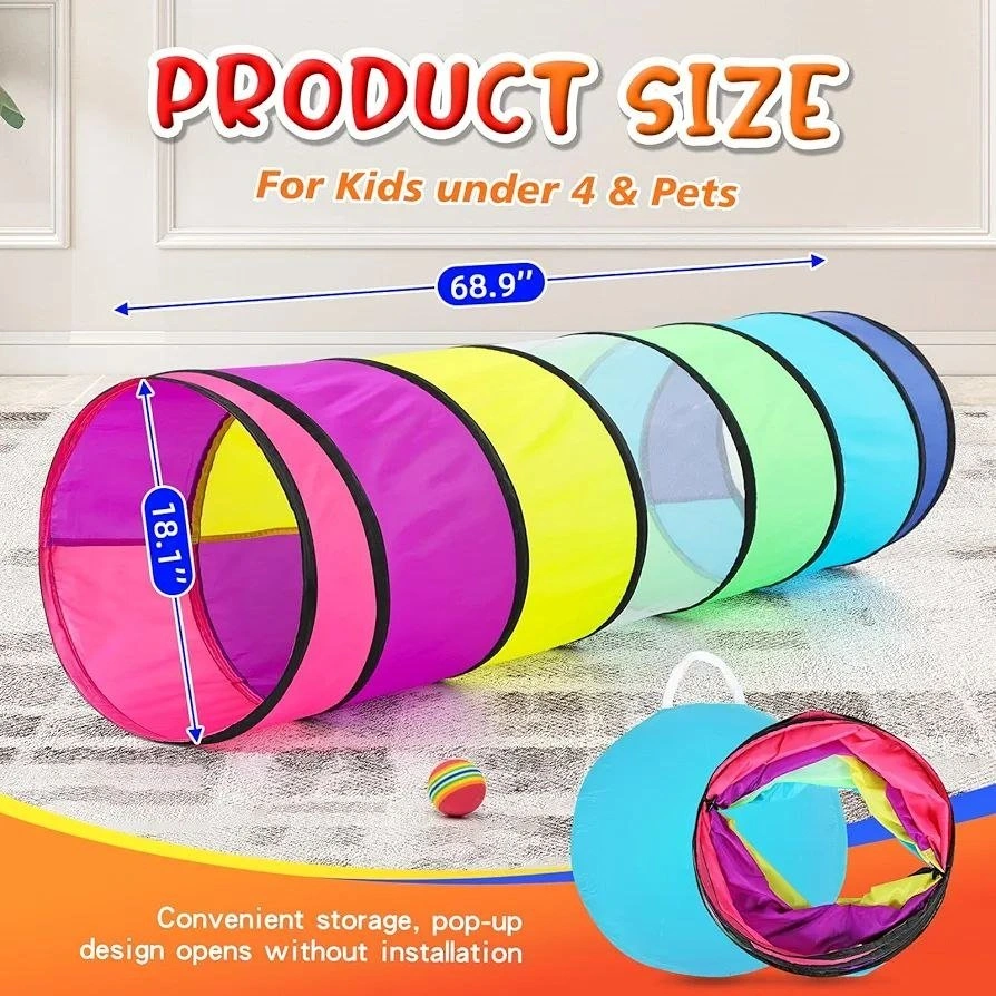NEW 2-in-1 Pet Training Tunnel & Tent - photo 5