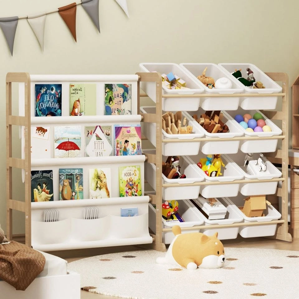 Kids Toy Organizers with Shelves - Large & Small Sizes