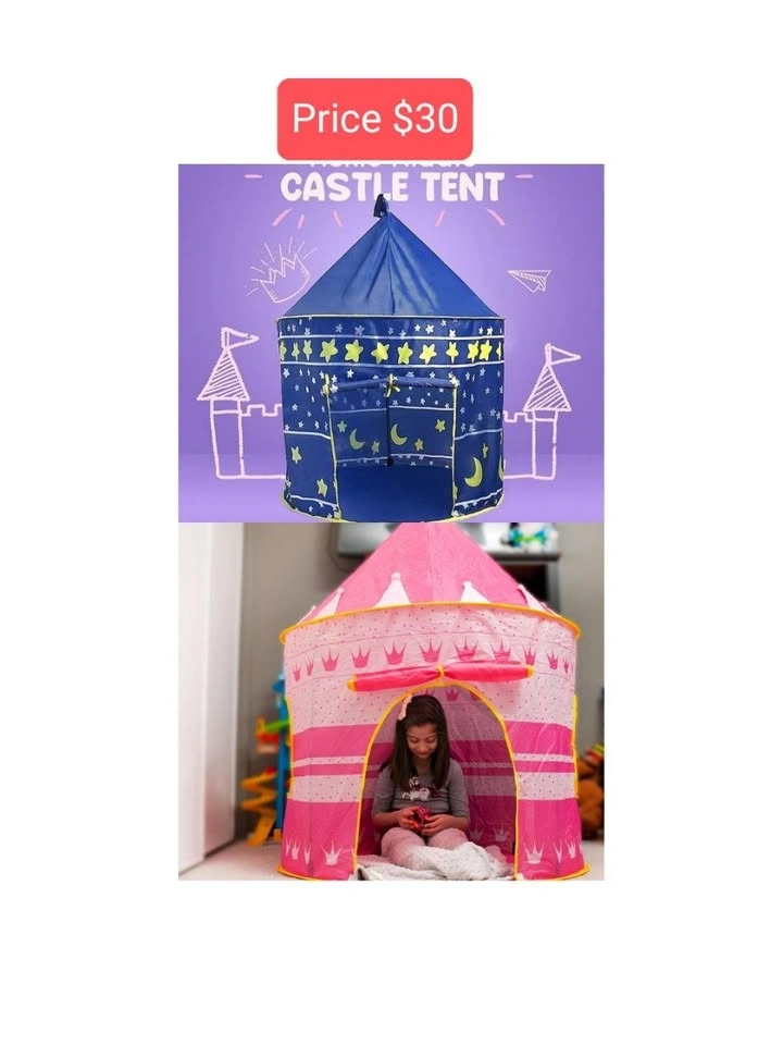 Kids Play Tent with Tunnel & Ball Pit - Indoor/Outdoor - photo 2