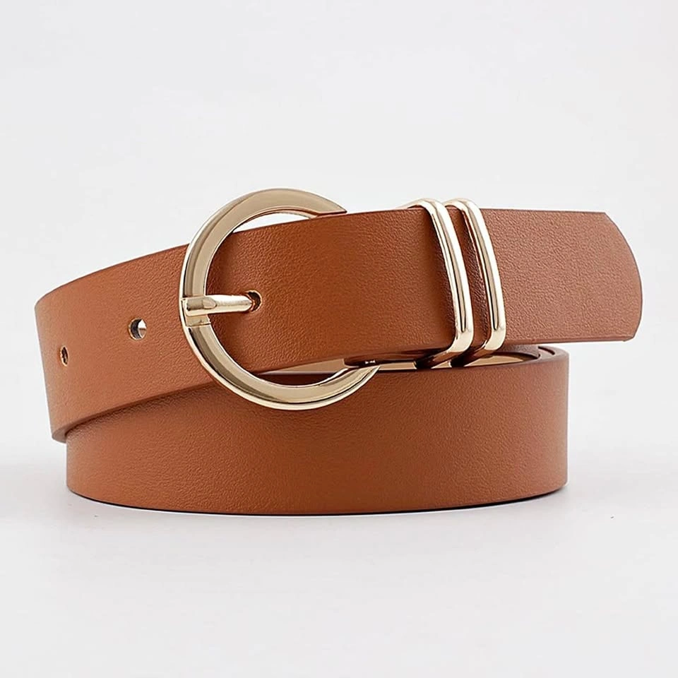NWE Women’s Skinny Metal & Eco Leather Belt – Elegant, Stylish (