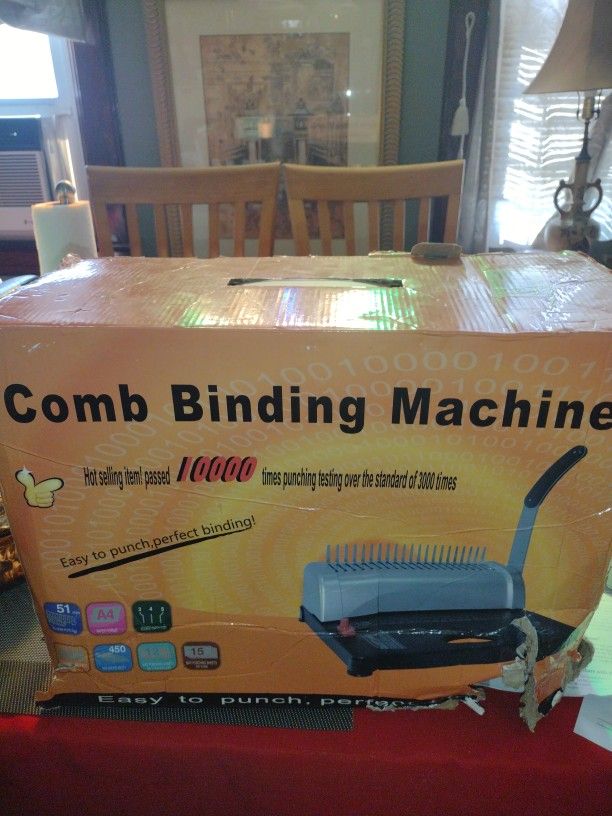 Comb Binding Machine